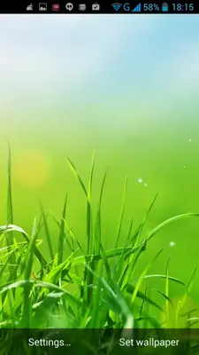 G3 Grass Live Wallpaper android App screenshot 1