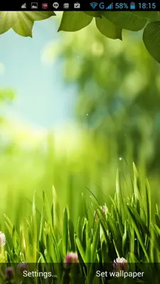 G3 Grass Live Wallpaper android App screenshot 4